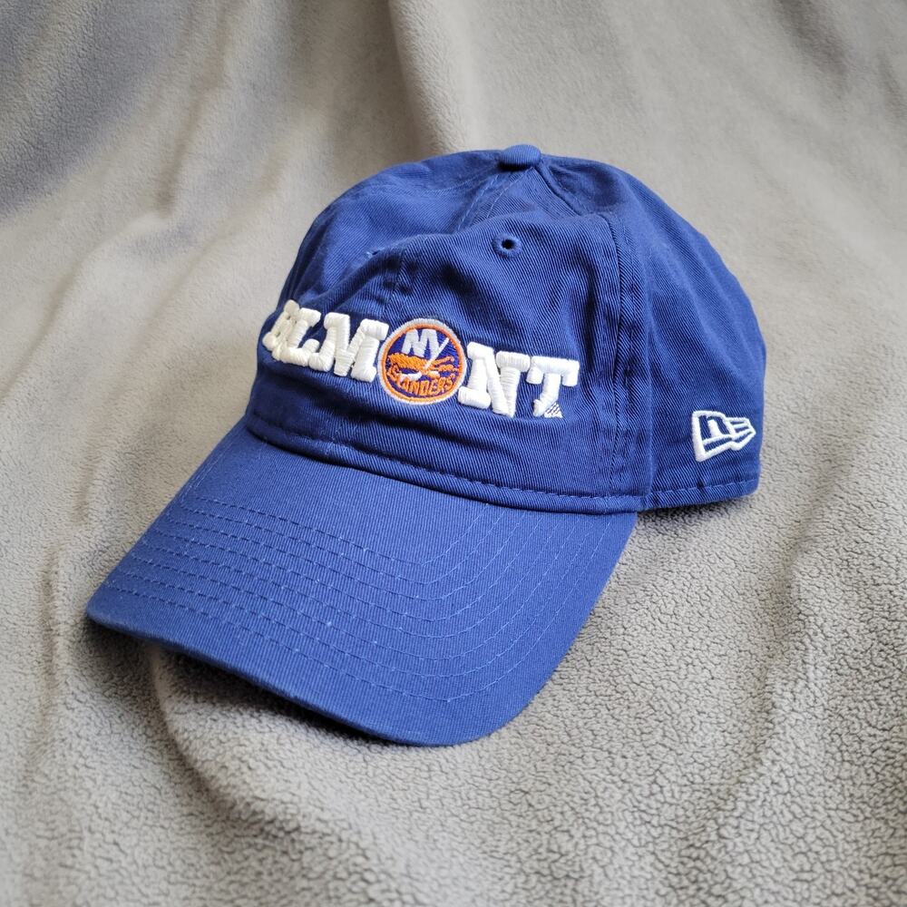 NEW YORK ISLANDERS Hat Cap Blue New Era Belmont Groundbreaking 2019 Embroidered - Picture 2 of 9